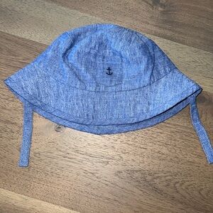 Janie and Jack Chambray Bucket Hat 18-24 months